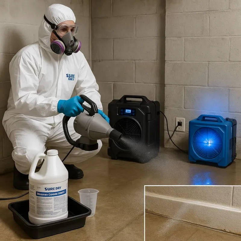 Sanitization and Odor Removal process in Dexter, NY